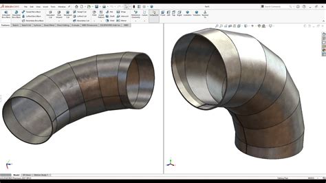 solidworks sheet metal elbow|solid works sheet metal elbow.